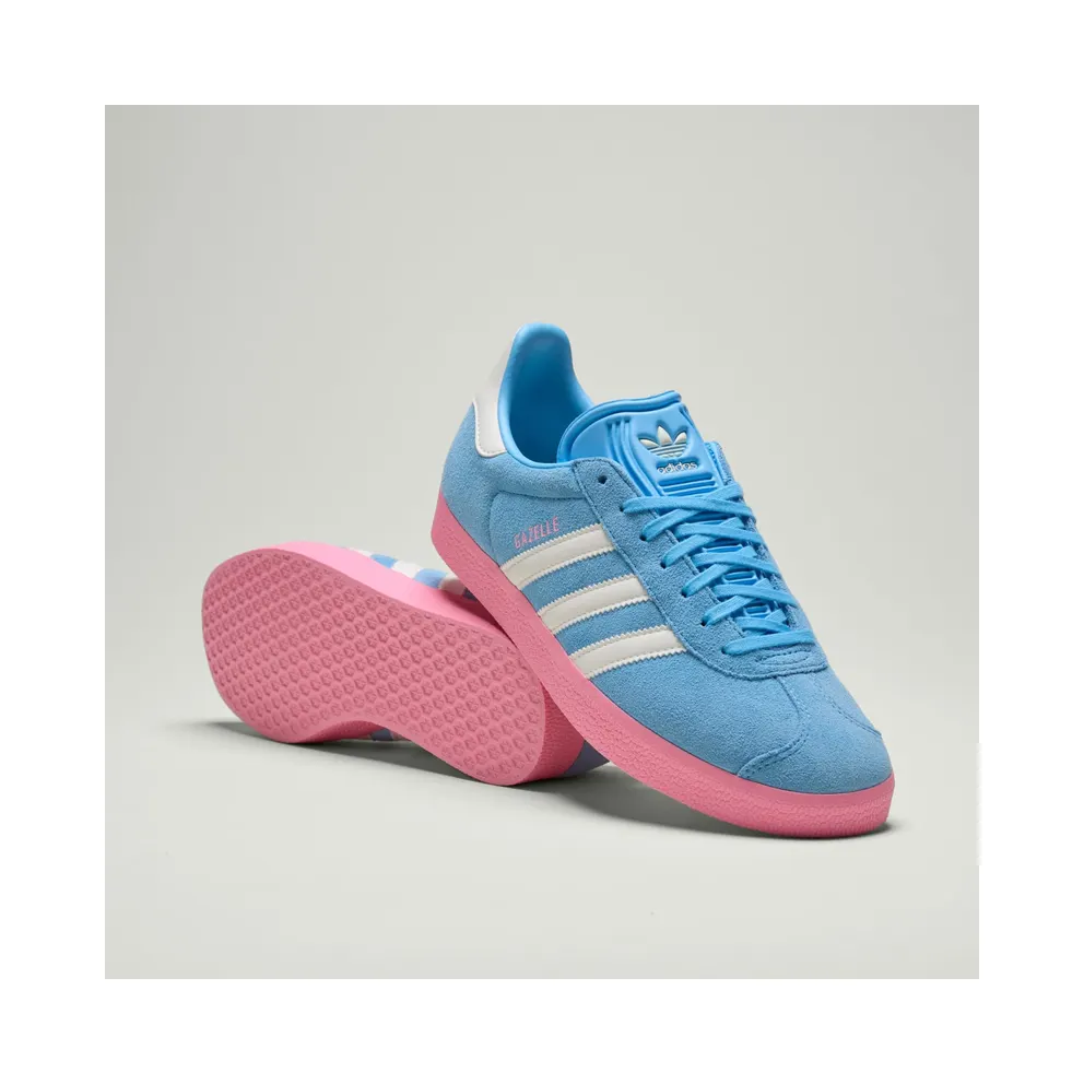 Adidas Gazelle Inter Miami CF Semi Blue Burst / White Tint / Bliss Pink (JR4178)