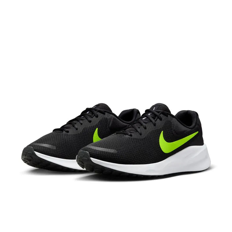 Nike Revolution 7 Black White Volt (FB2207-010)