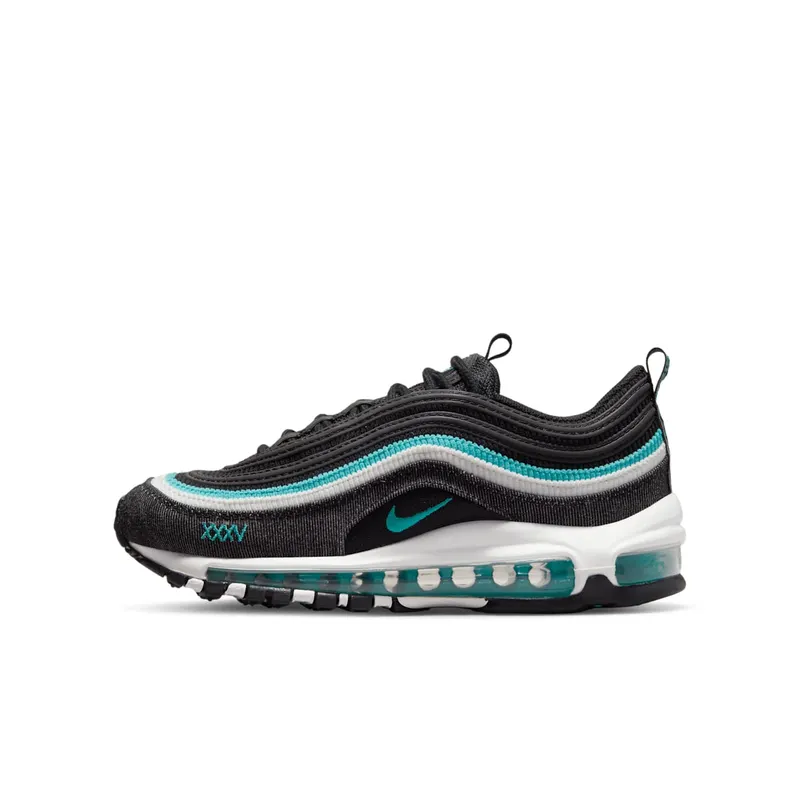 Nike Air Max 97 “Black / Summit White / Sport Turquoise” (DN3275-001)