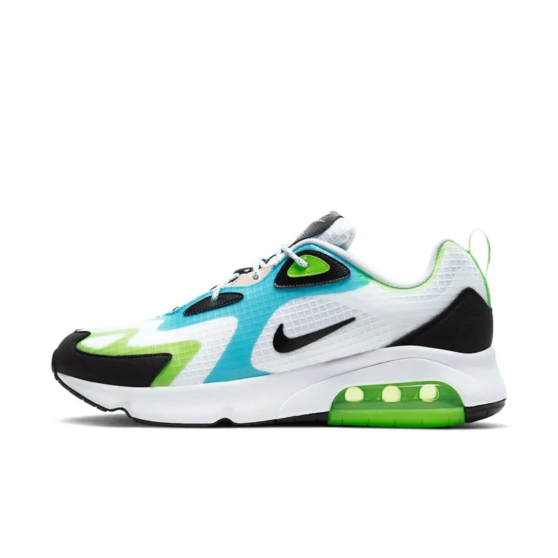 Nike Air Max 200 SE Black Electric Green White/Black/Electric Green (CJ0575-101)