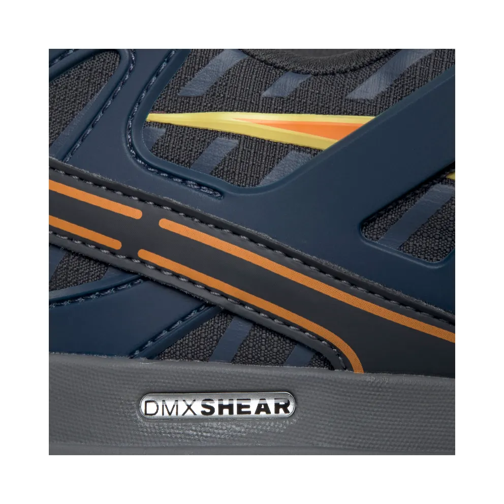Reebok DMX Trail Shadow Shoes True Grey 8 / Smoky Indigo / High Vis Orange