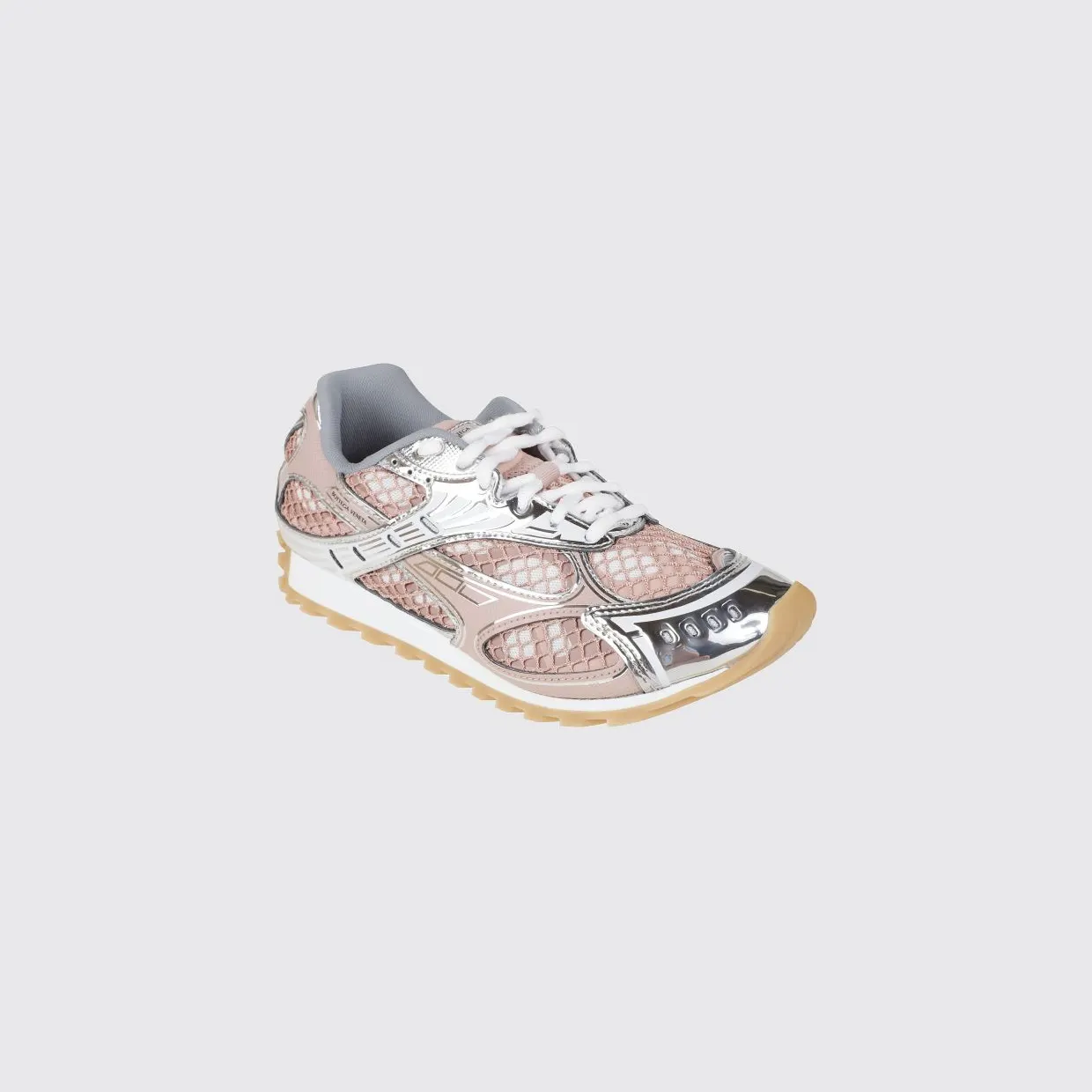 Bottega Veneta Orbit Technical Mesh Sneakers in a Bicolor Design White 1 (755915V2X409038)