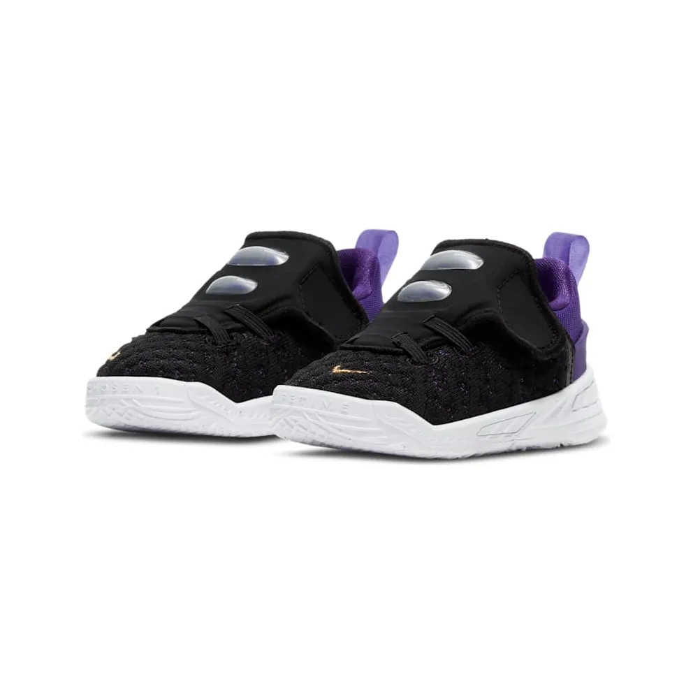 Nike LeBron 18 TD ‘Lakers’ Black/Court Purple/White/Metallic Gold (CT4706-004)