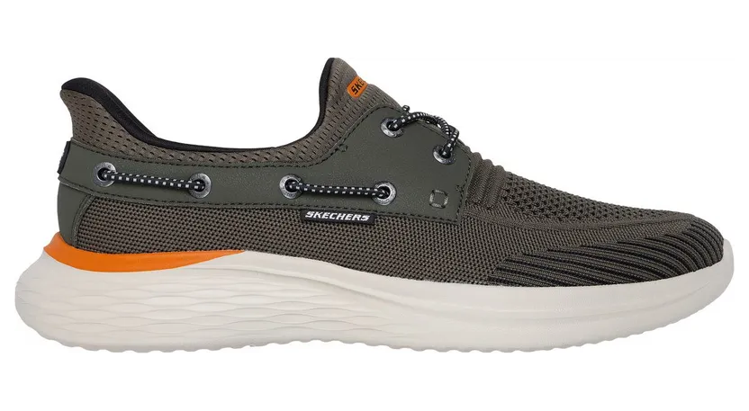 Skechers Slip-ins Relaxed Fit: Lawson – Parasail – Olijf (211108 OLV)