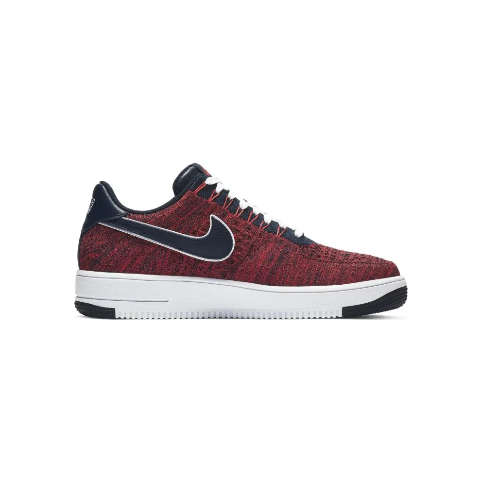 Nike Air Force 1 Ultra Flyknit Low RKK New England Patriots (2018) University Red/College Navy-White (AH8425-600)