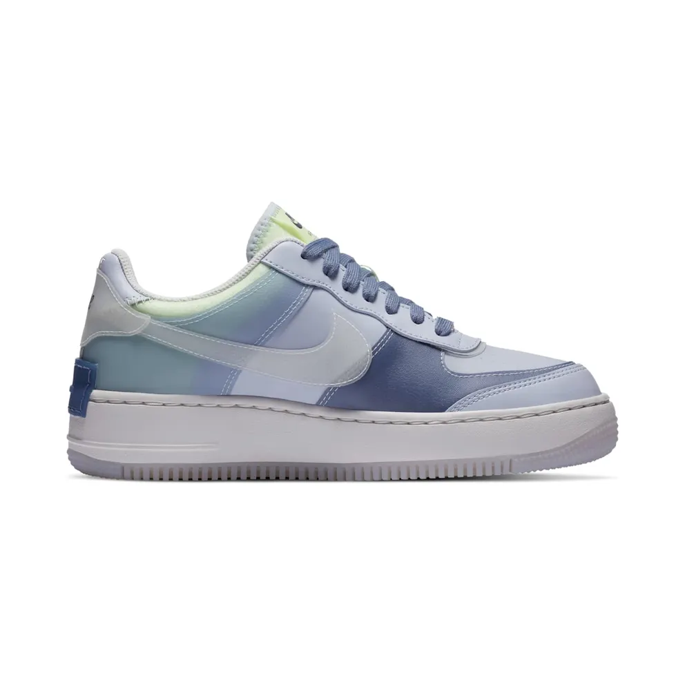 Nike WMNS Air Force 1 Shadow SE White Indigo (2020) (CK6561-001)