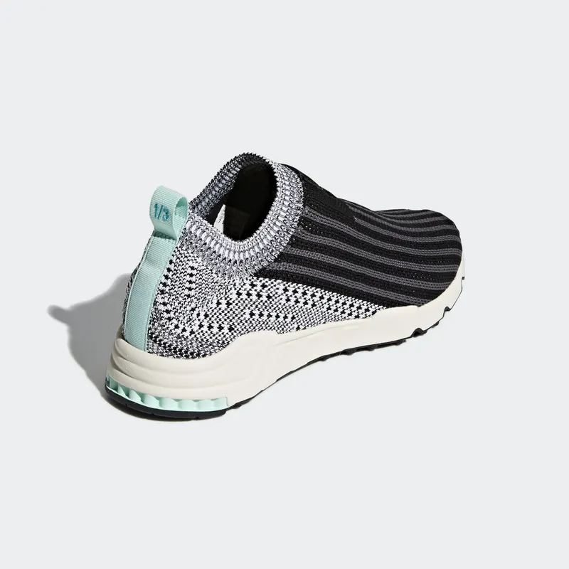 adidas EQT Support Sock Black White Clear Mint (W) Core Black/Cloud White/Clear Mint (B37528)