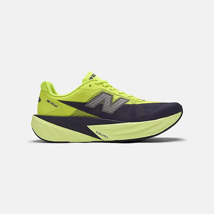 NEW BALANCE FuelCell Rebel v5 “ALKALINE GREEN / BOYSENBERRY / DARK SILVER METALLIC” (MFCX4TR)