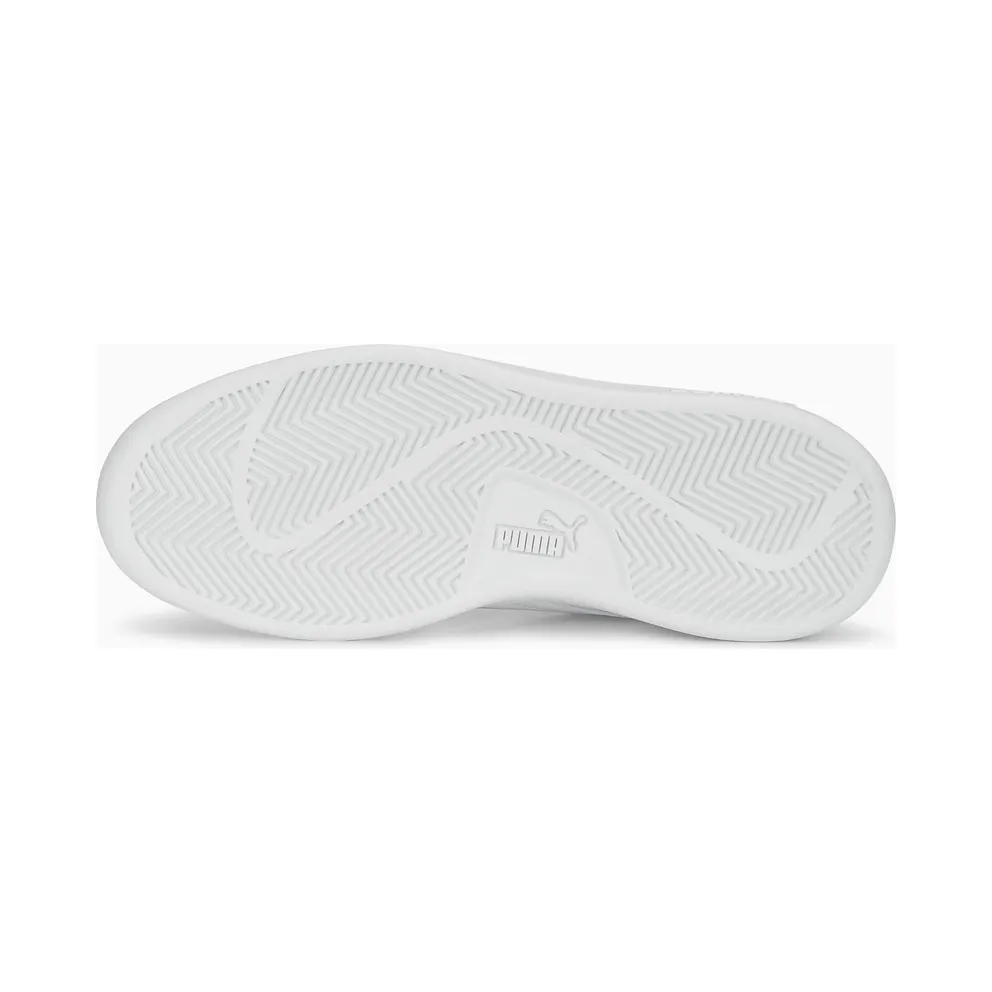Puma Smash 3.0 Leather Youth White/Grey (392031-02)