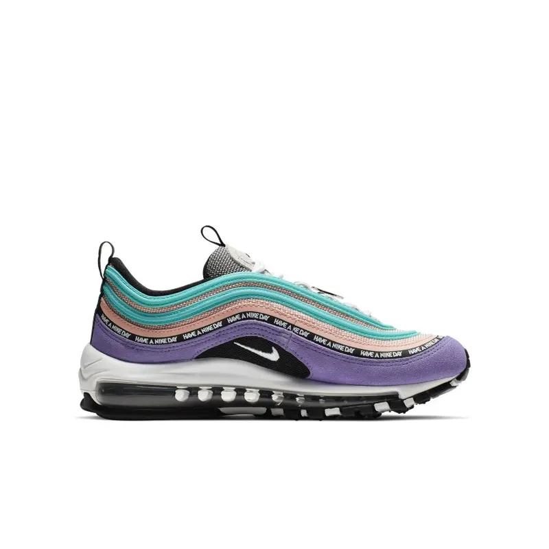 Nike Air Max 97 Have a Day (GS) Space Purple/White-Black-Bleached Coral (923288-500)
