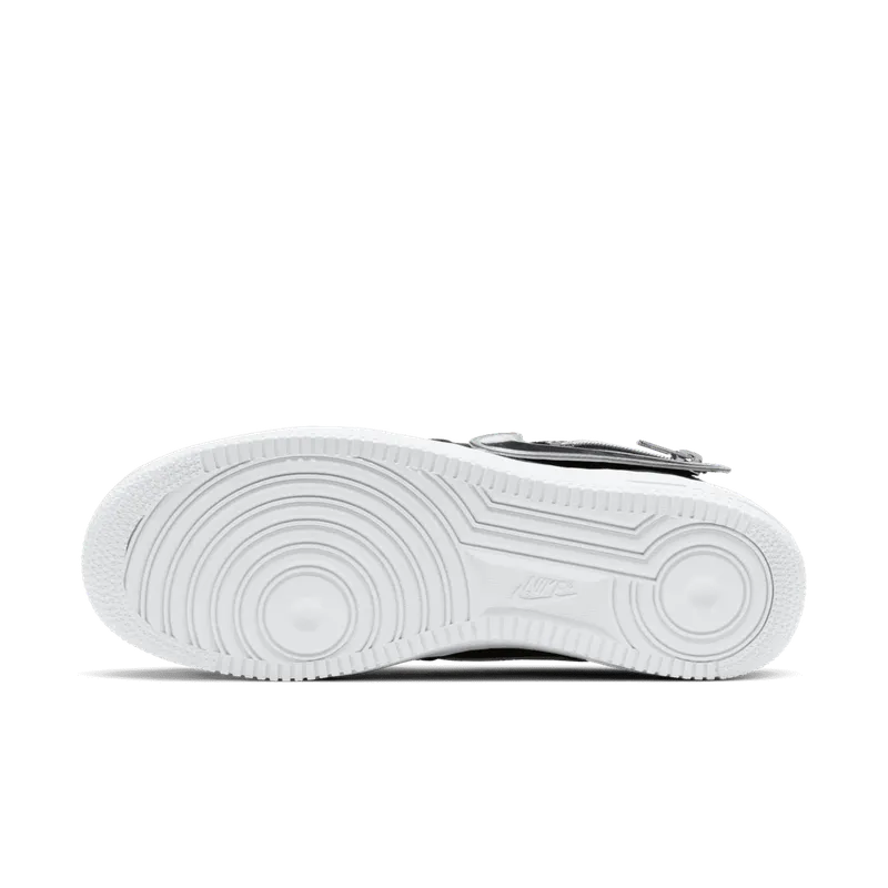 Nike Air Force 1 Low Zip Swoosh Black Black/White (CW6558-001)