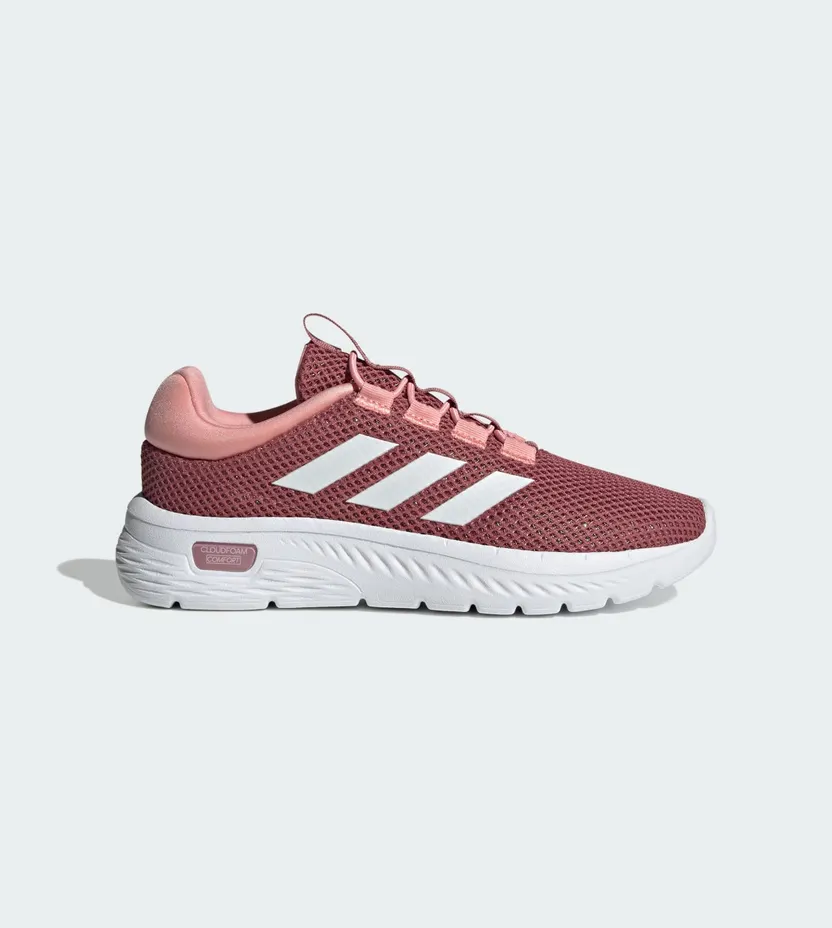 Adidas Cloudfoam Comfy Elastic Lace Preloved Crimson / Cloud White / Semi Pink Spark (IH6049)
