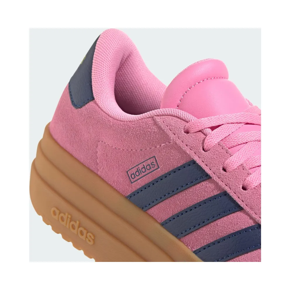 adidas VL Court Bold Bliss Pink Dark Blue Gold Metallic (JQ4484)