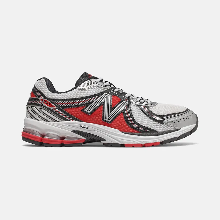 New Balance 860v2 White Silver Red (ML860XA)