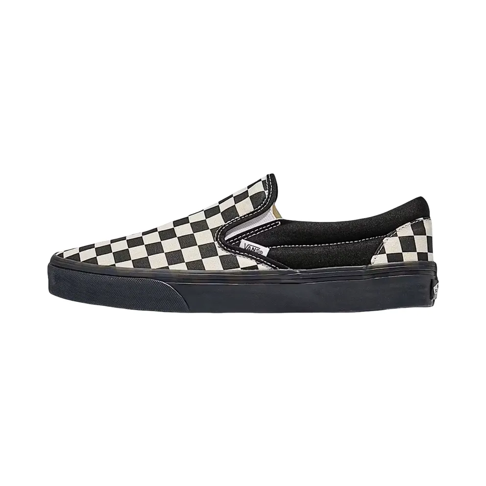 Vans Classic Slip-On “Checkerboard Black White Black Midsole” (VN000D5PYB2)
