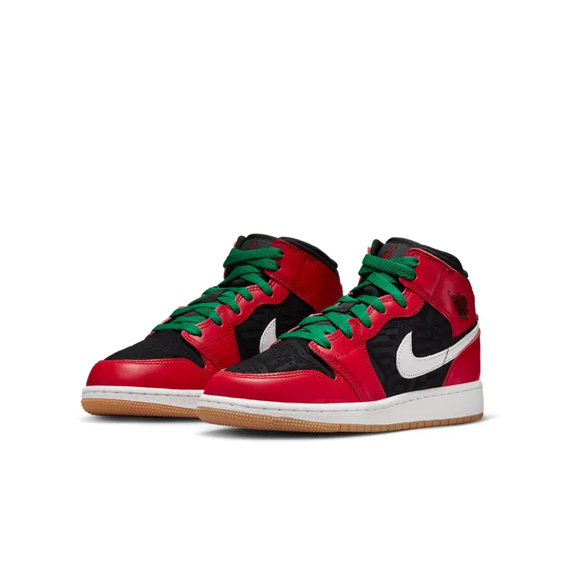 Jordan 1 Mid SE GS “Christmas” (DQ8418-006)