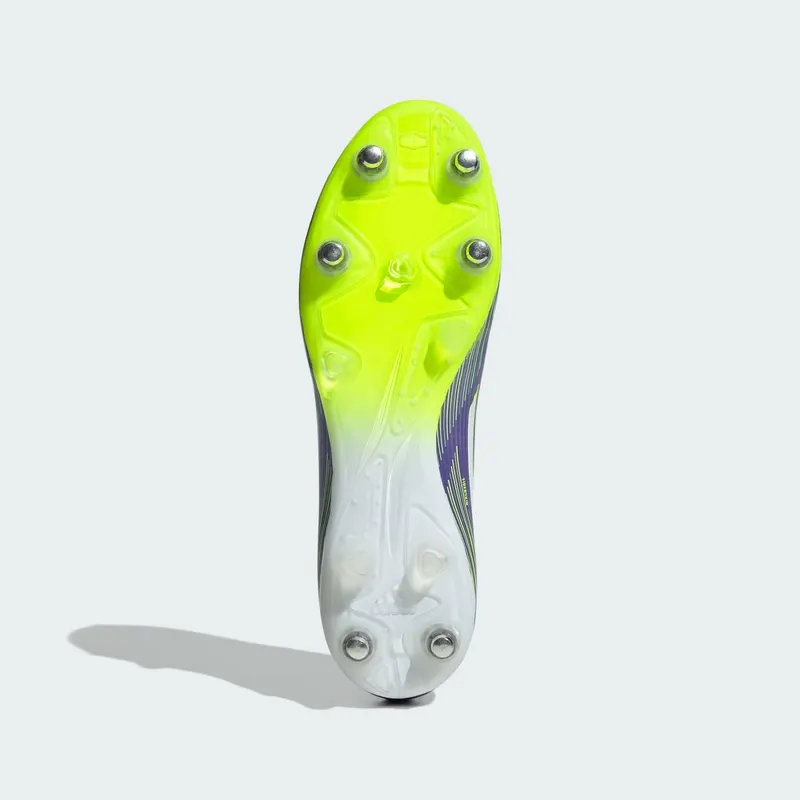 adidas F50 League SG Purple Rush Cloud White Lucid Lemon (JH7732)
