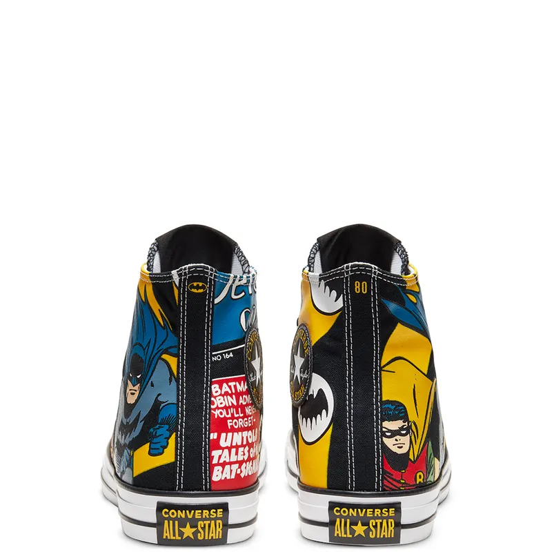 Converse Converse x Batman Chuck Taylor All Star High Top Black/white/lemon Chrome (167304C)