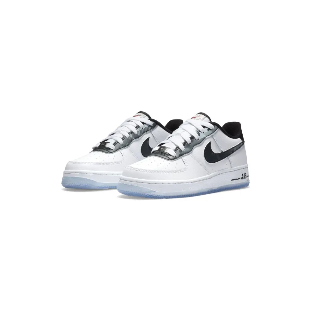 Nike Air Force 1 Low Remix White (GS) White/Black-Pure Platinum-Metallic Silver (DB2016-100)