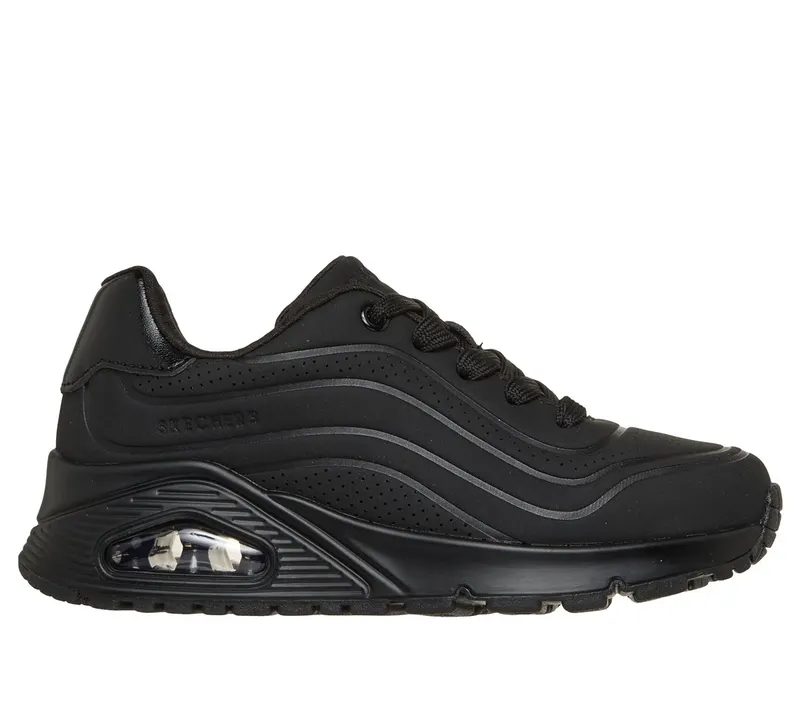Skechers Uno Gen1 “Shimmer Wave Sneaker Black” (310286LBBK)