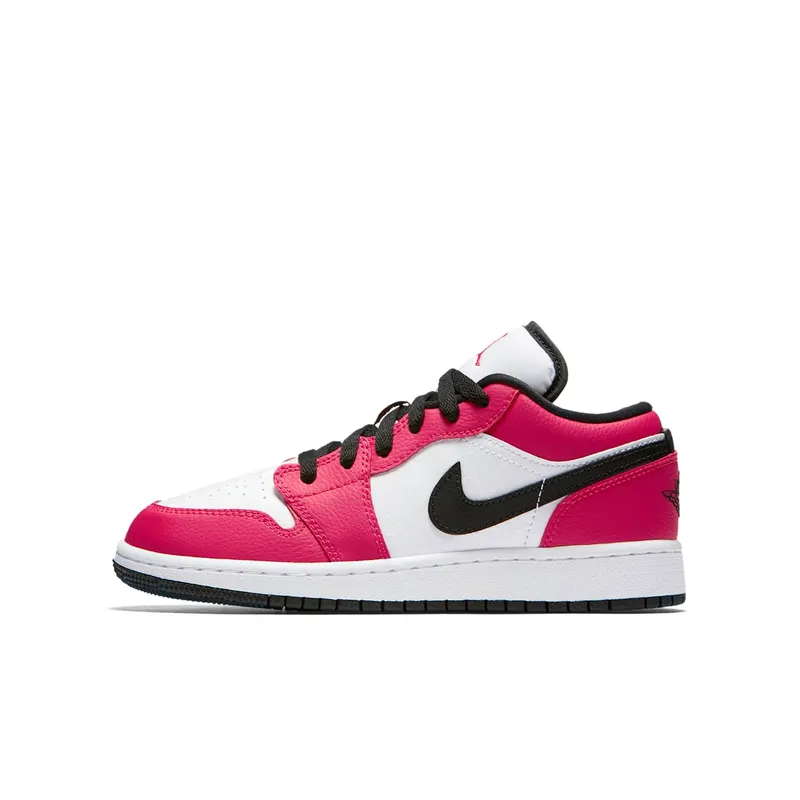 Jordan 1 Low Rush Pink (GS) Rush Pink/White-Black (554723-600)