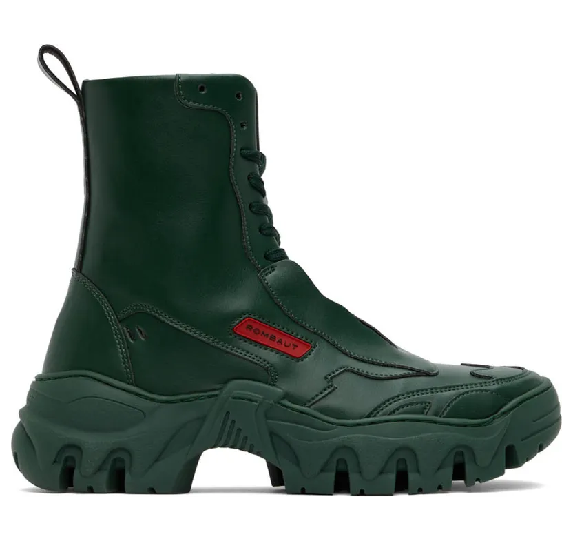 Rombaut SSENSE Exclusive Green Boccaccio II High-Top Sneakers (S22-B-047)