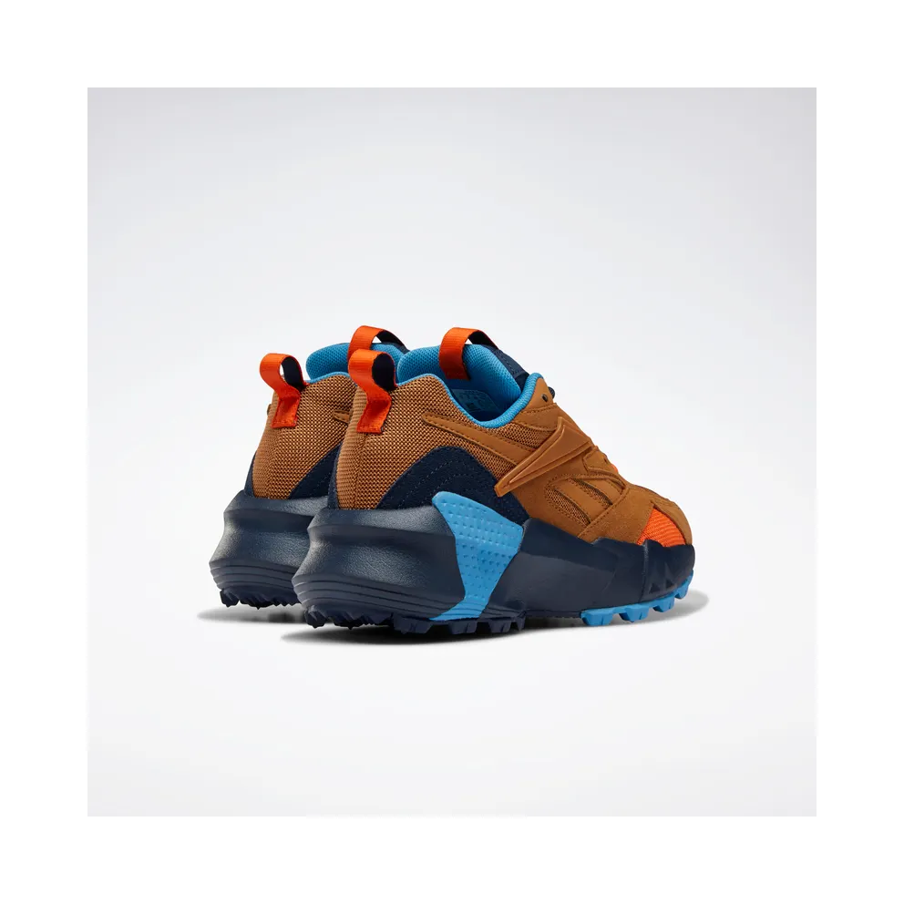 Reebok Aztrek Double Mix Trail Shoes Wild Brown / Collegiate Navy / Cyan
