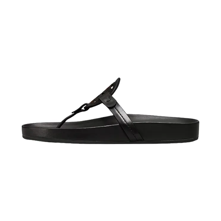 Tory Burch Miller Cloud Sandal “Perfect Black” (81032-004)