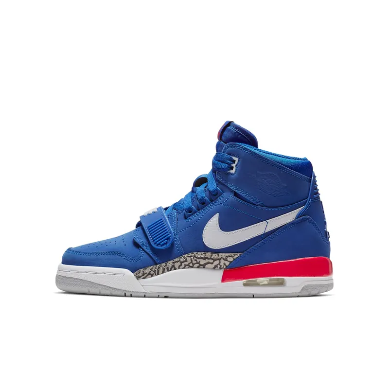 Jordan Legacy 312 Pistons (GS) Bright Blue/White-University Red (AT4040-416)