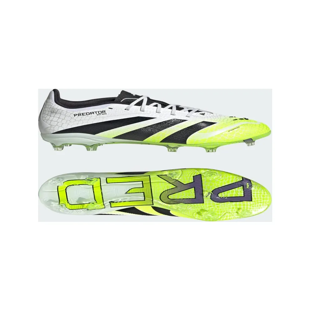 adidas Predator Elite FG Cloud White Core Black Lucid Lemon (JI1179)