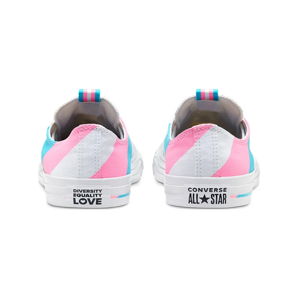 Converse Chuck Taylor All-Star Ox Pride (2020) White/90s Pink-Gnarly Blue (167760C)