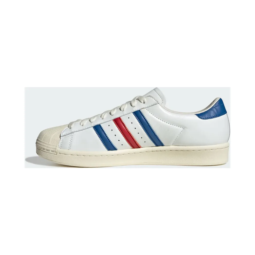 adidas Superstar Vintage White Blue Better Scarlet Made in Germany (JQ6345)