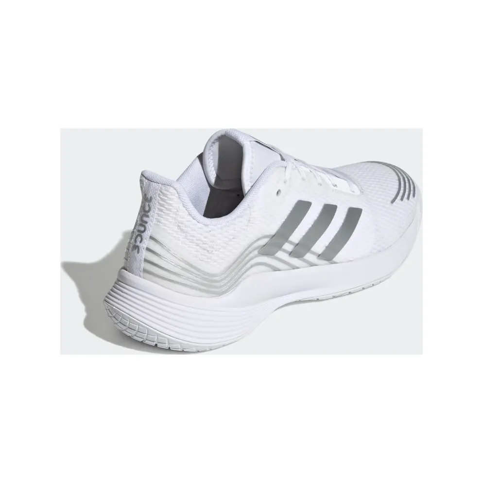 Adidas Novaflight Sustainable Volleyball Shoes Cloud White / Silver Metallic / Cloud White (GX8187)