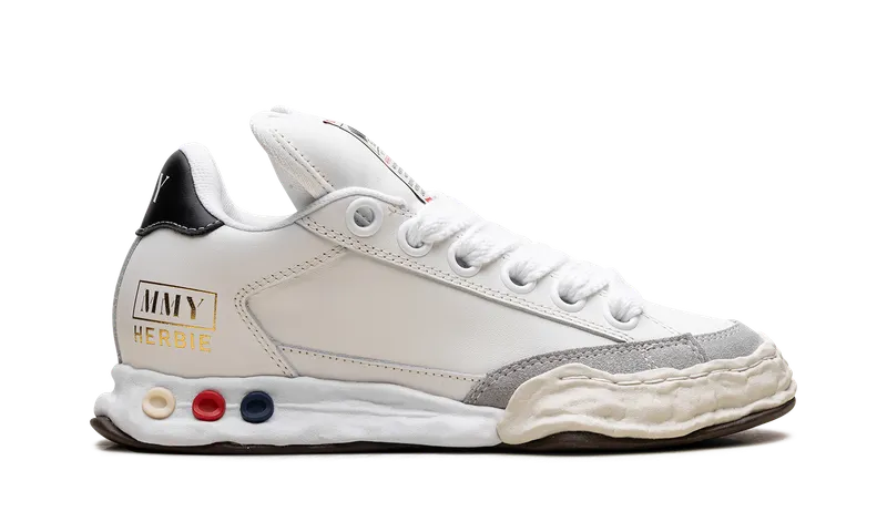 Maison Mihara Yasuhiro Puffer OG Sole Leather Low “WHITE” (A12FW712-WHT)