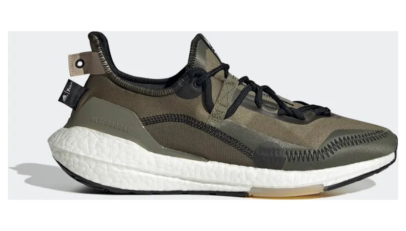 adidas Ultraboost 21 x Parley Focus Olive / Core Black / Orbit Green (G55649)