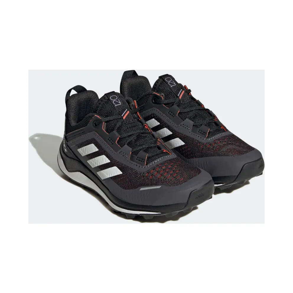 adidas Terrex Agravic Flow Trail Running Core Black / Crystal White / Solar Red (HQ3502)