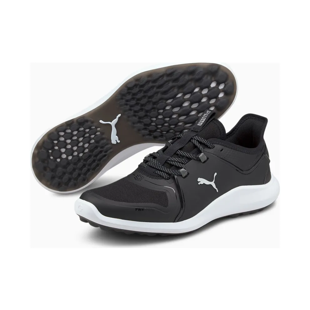 Puma Ignite FASTEN8 Golf Shoes Silver/Black/White (19300002)