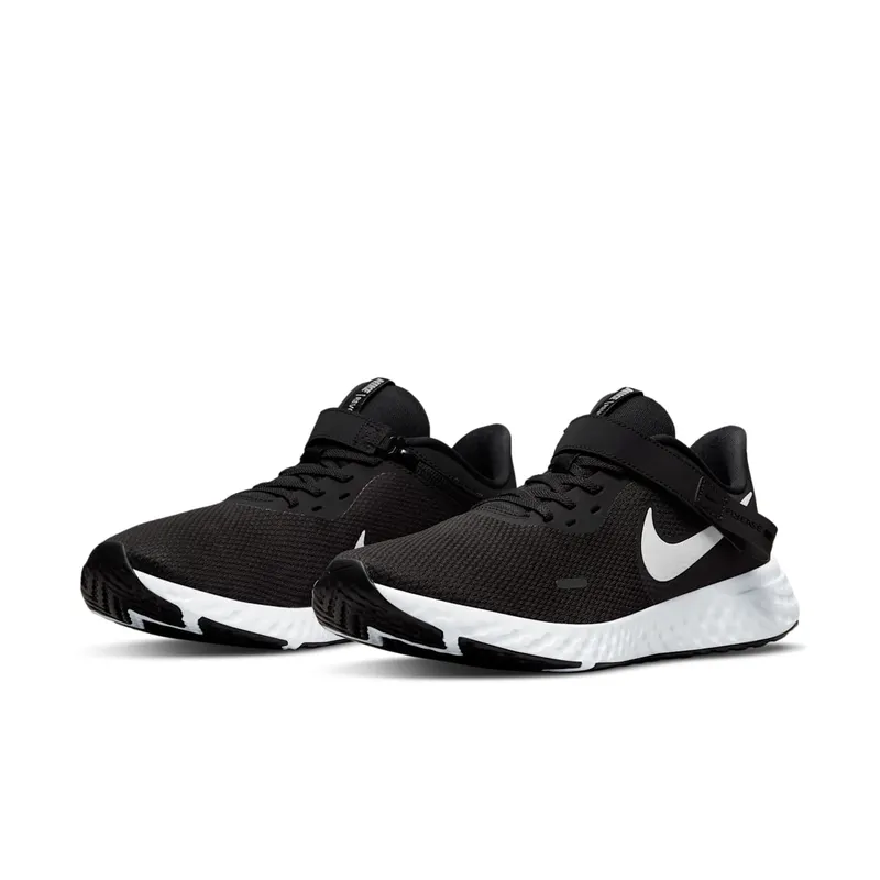 Nike Revolution 5 FlyEase Black Black/Anthracite/White (BQ3211-004)