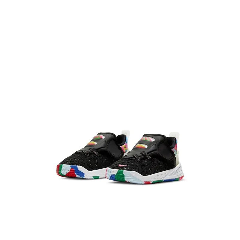 Nike LeBron 18 Multicolor (TD) Black/Multi-Color-White (CT4706-002)