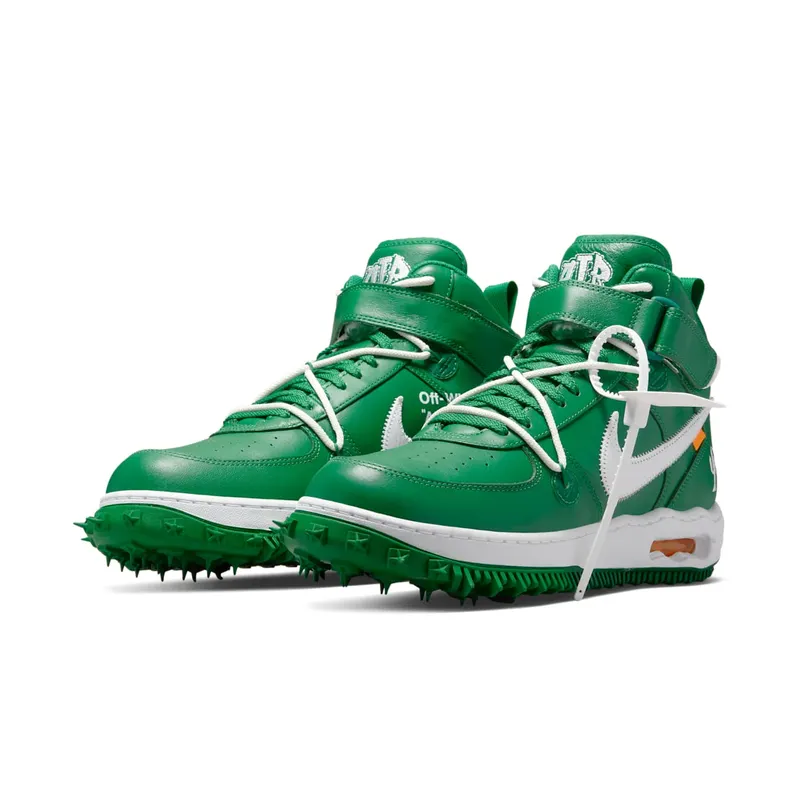 Nike Air Force 1 Mid x Off-White ™ Pine Green/White/White (DR0500-300)