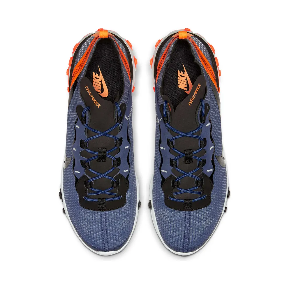 Nike React Element 55 SE Midnight Navy Total Orange Midnight Navy/Total Orange-Summit White-Black (CI3831-400)