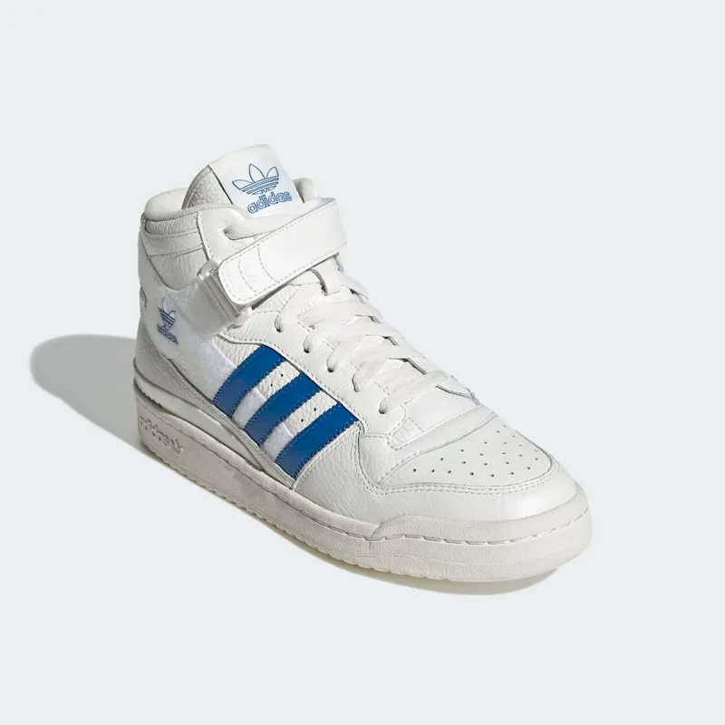adidas Forum Mid Cloud White / Off White / Blue Bird (GX1021)