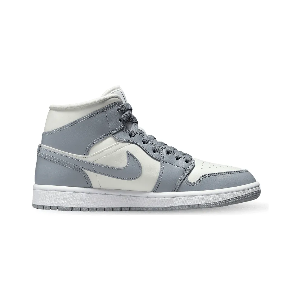 Nike Air Jordan 1 Mid Stealth Grey White (W) (BQ6472-115)