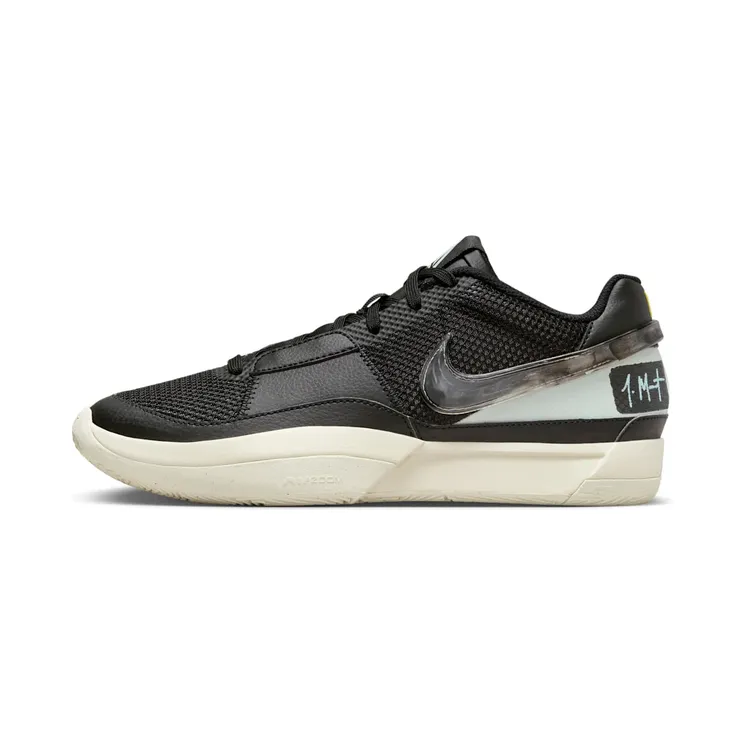 Nike Ja 1 We Ain’t Ducking No Smoke “Black / Coconut Milk / Vivid Sulphur / Light Silver” (DR8785-002)