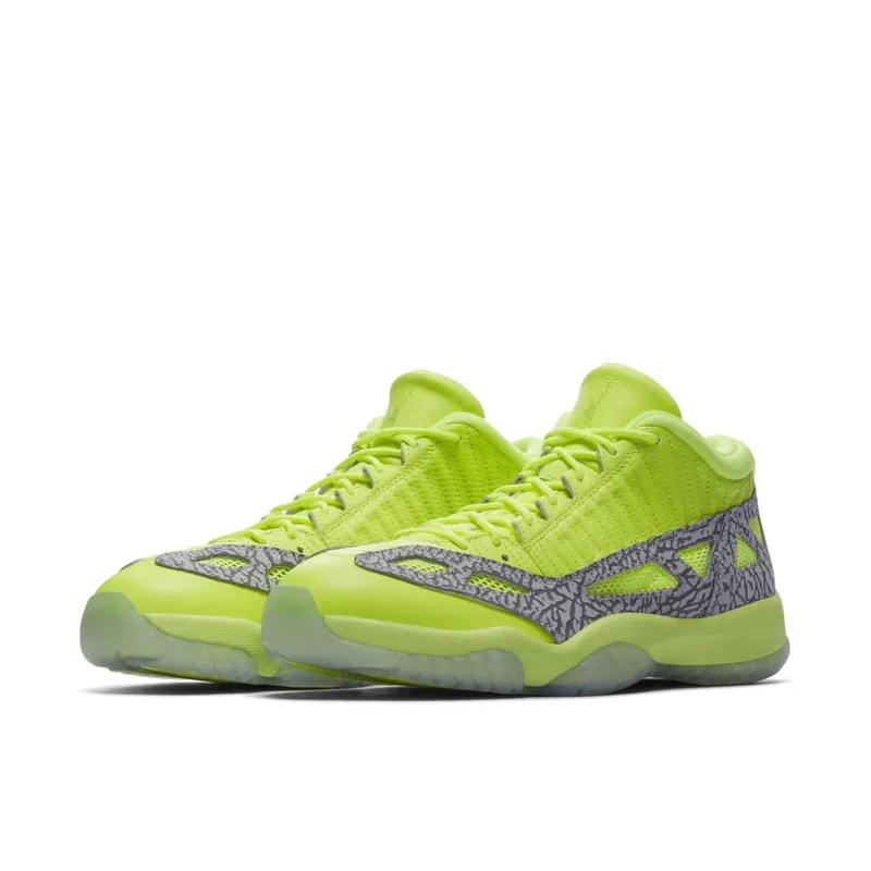 Jordan 11 Retro Low IE Volt Volt/Volt-Cement Grey (919712-700)