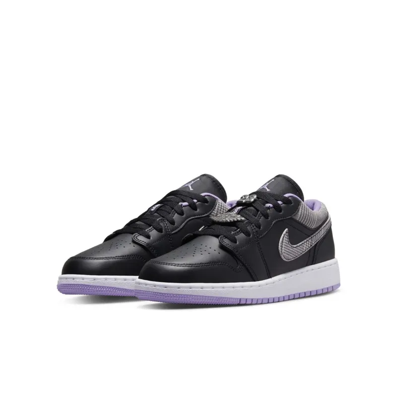 Air Jordan 1 Low Houndstooth (GS) (DH0570-015)