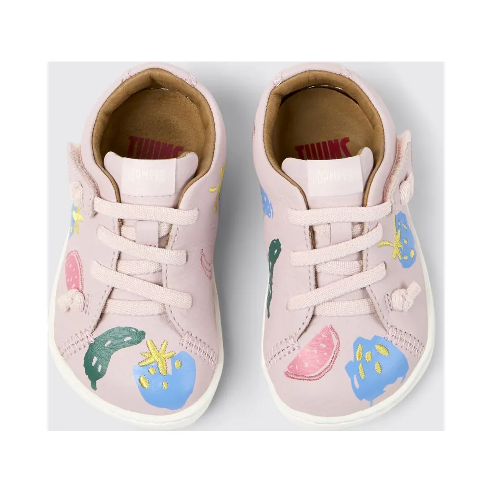 Camper Twins Printed Leather Pink (80212-120TWINS0)