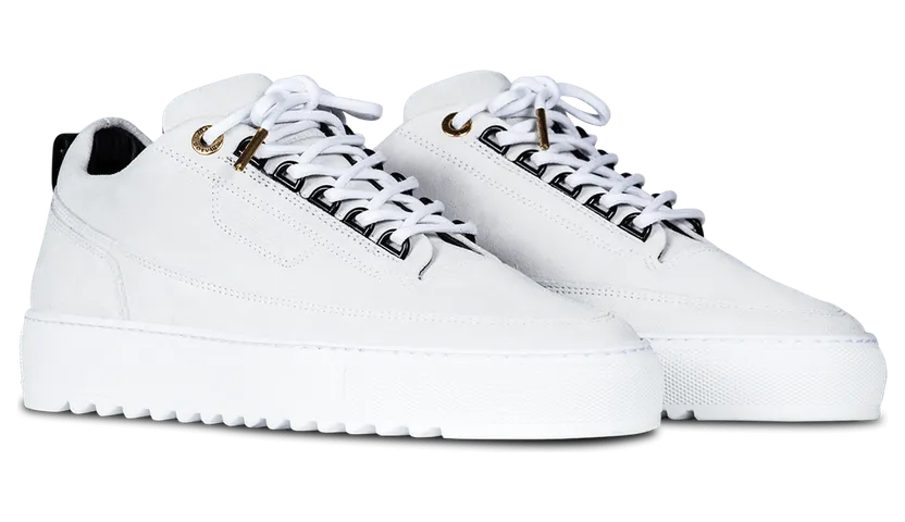 Mason Garments Firenze Suede White Weiß (FW19-10B)