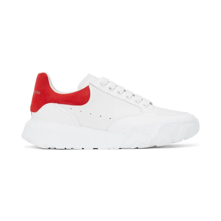 Alexander McQueen Court Trainers White Red (634619WHZ969676)