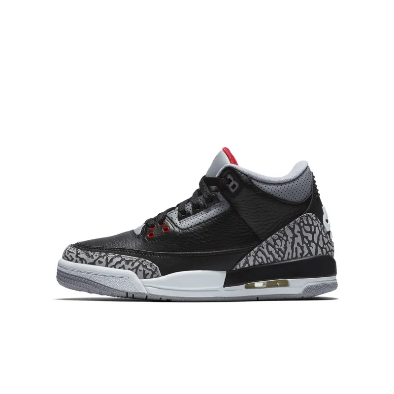 Air Jordan Nike AJ III 3 Retro OG ‘Black Cement’ (BG) (2018) (854261-001)